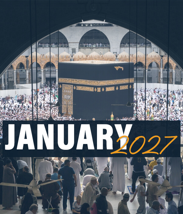 January 2027 Umrah from Canada