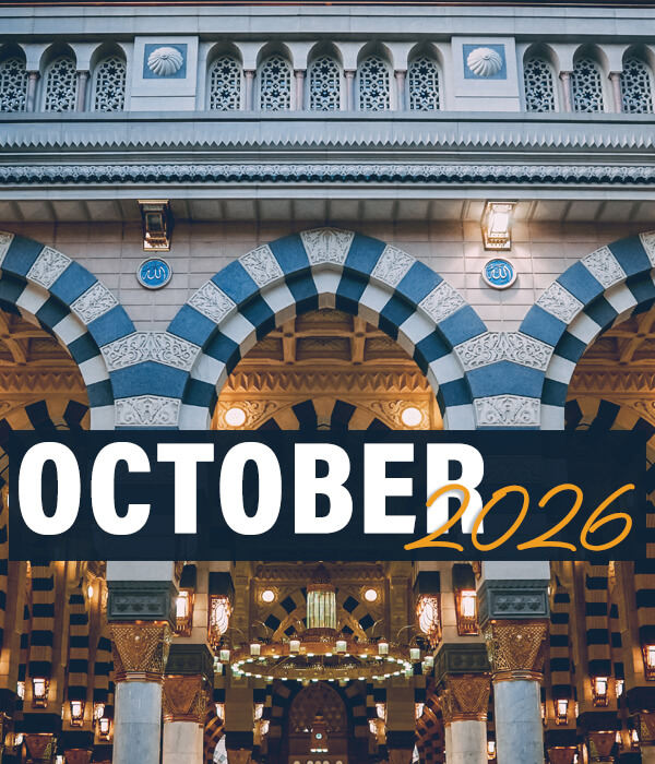 October 2026 Umrah from Canada