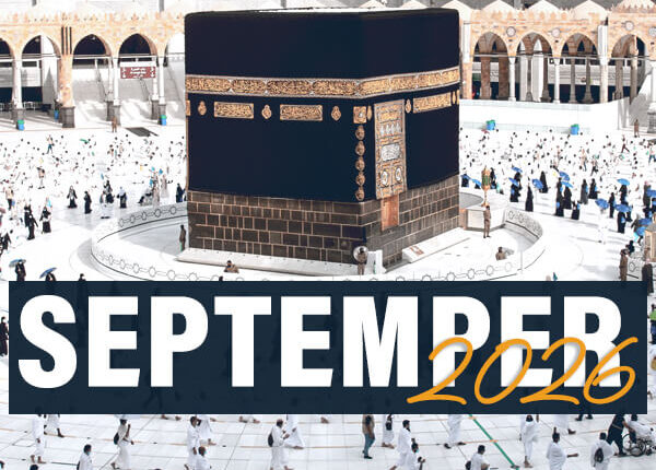 September 2026 Umrah from Canada