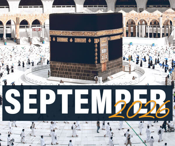 September 2026 Umrah from Canada