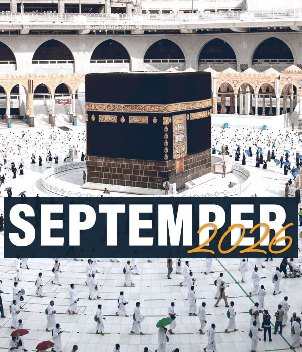 September 2026 Umrah from Canada
