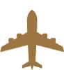 Roundtrip flight icon